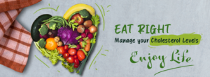 Eat right – manage your cholesterol levels – and enjoy life!