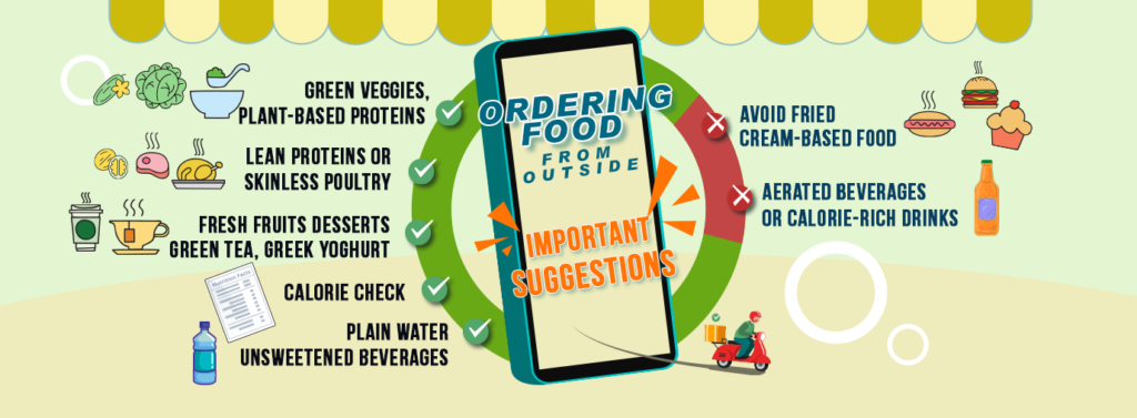 Tips To Eat Healthier When Ordering Food From Outside