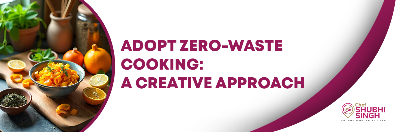 ADOPT ZERO-WASTE COOKING: A CREATIVE APPROACH