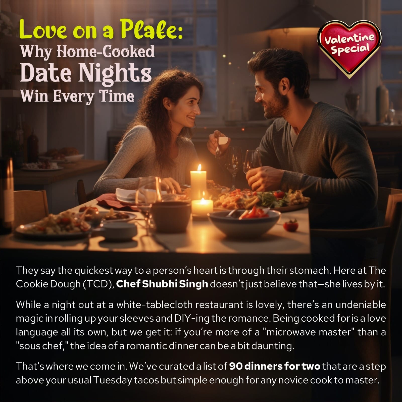 Cooked With Love: Why Staying In Is the New Date Night Flex