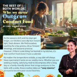 A New Expression of Comfort and Flavour