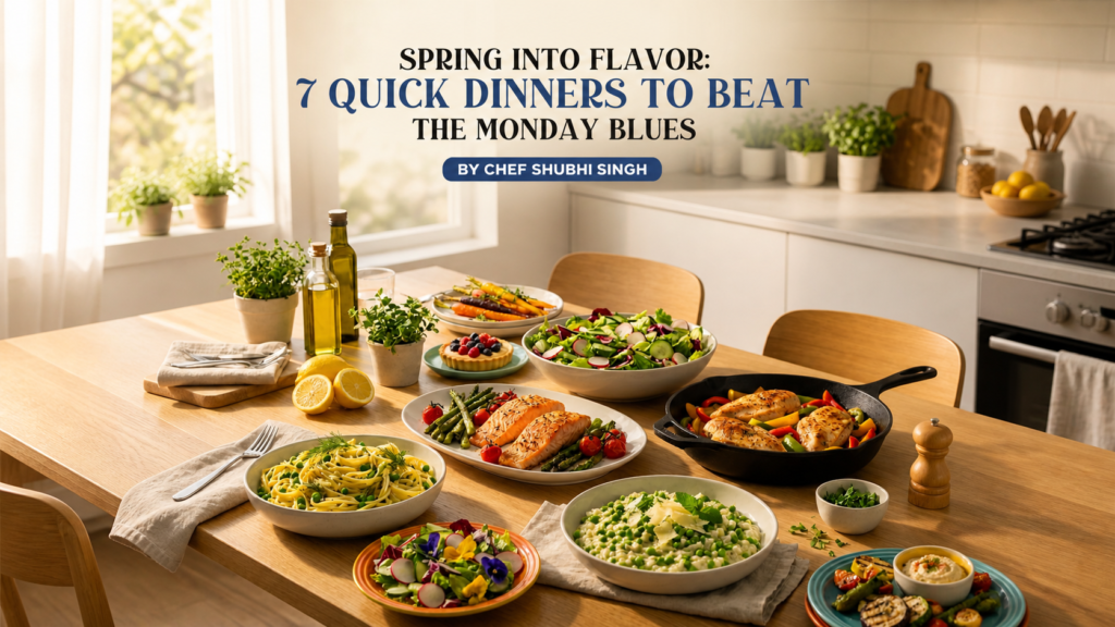 This is your 30-minute glow-up week easy meals, big flavours, and zero kitchen chaos