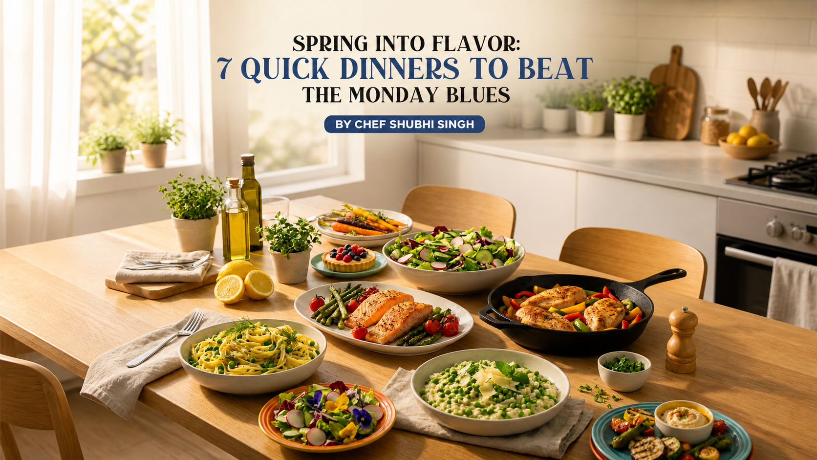 This is your 30-minute glow-up week easy meals, big flavours, and zero kitchen chaos